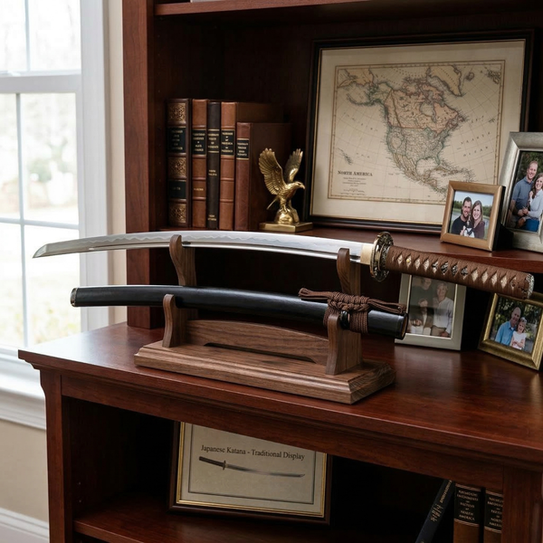 Decorative Katana Kijinmaru Kunishige – Saito Hajime Style Mounting | Made in Japan