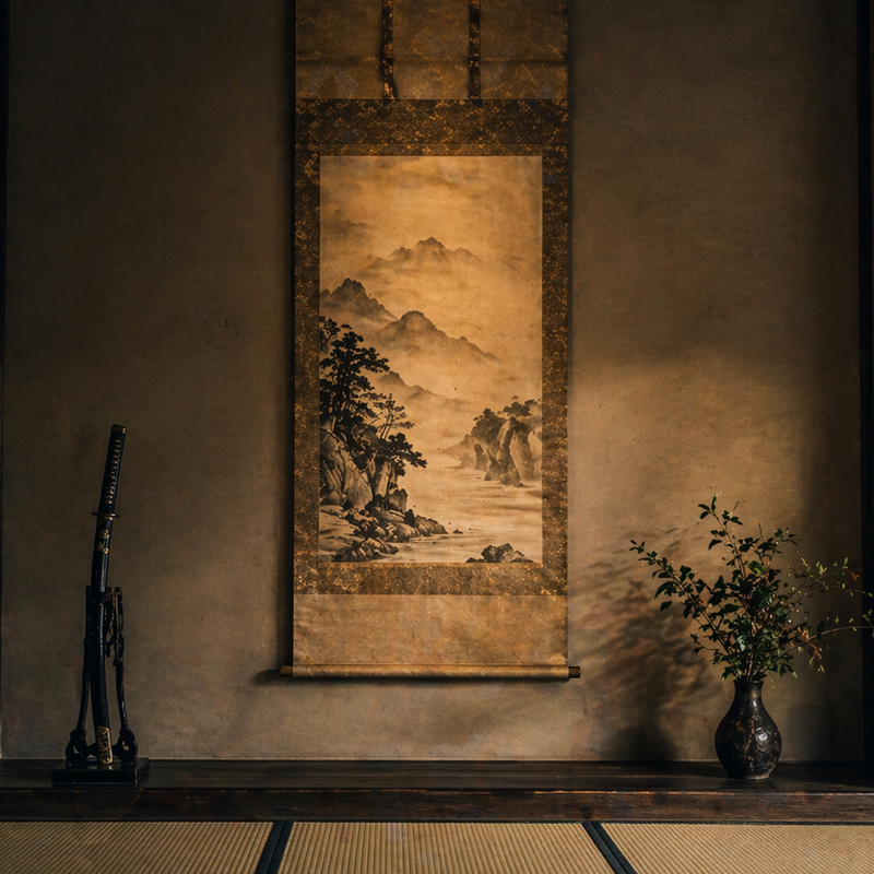 The Samurai's Wall: How Kakejiku Became the Original Mindfulness Tool