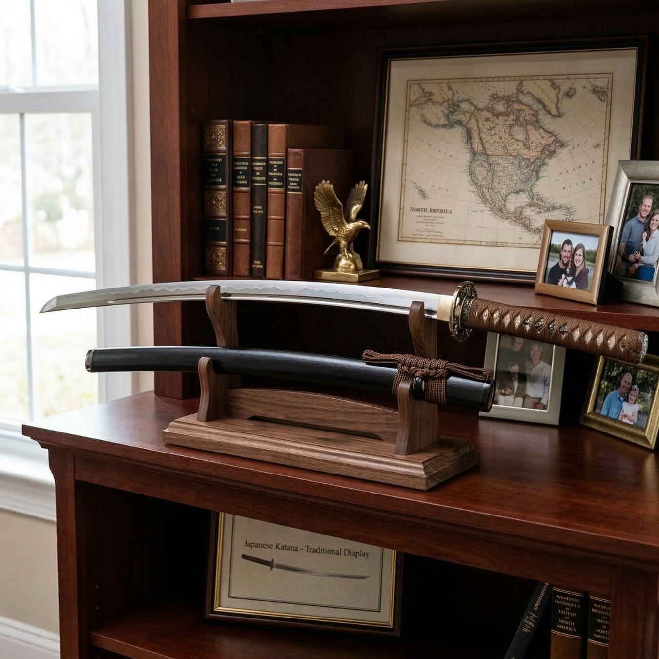 Decorative Katana Kijinmaru Kunishige – Saito Hajime Style Mounting | Made in Japan