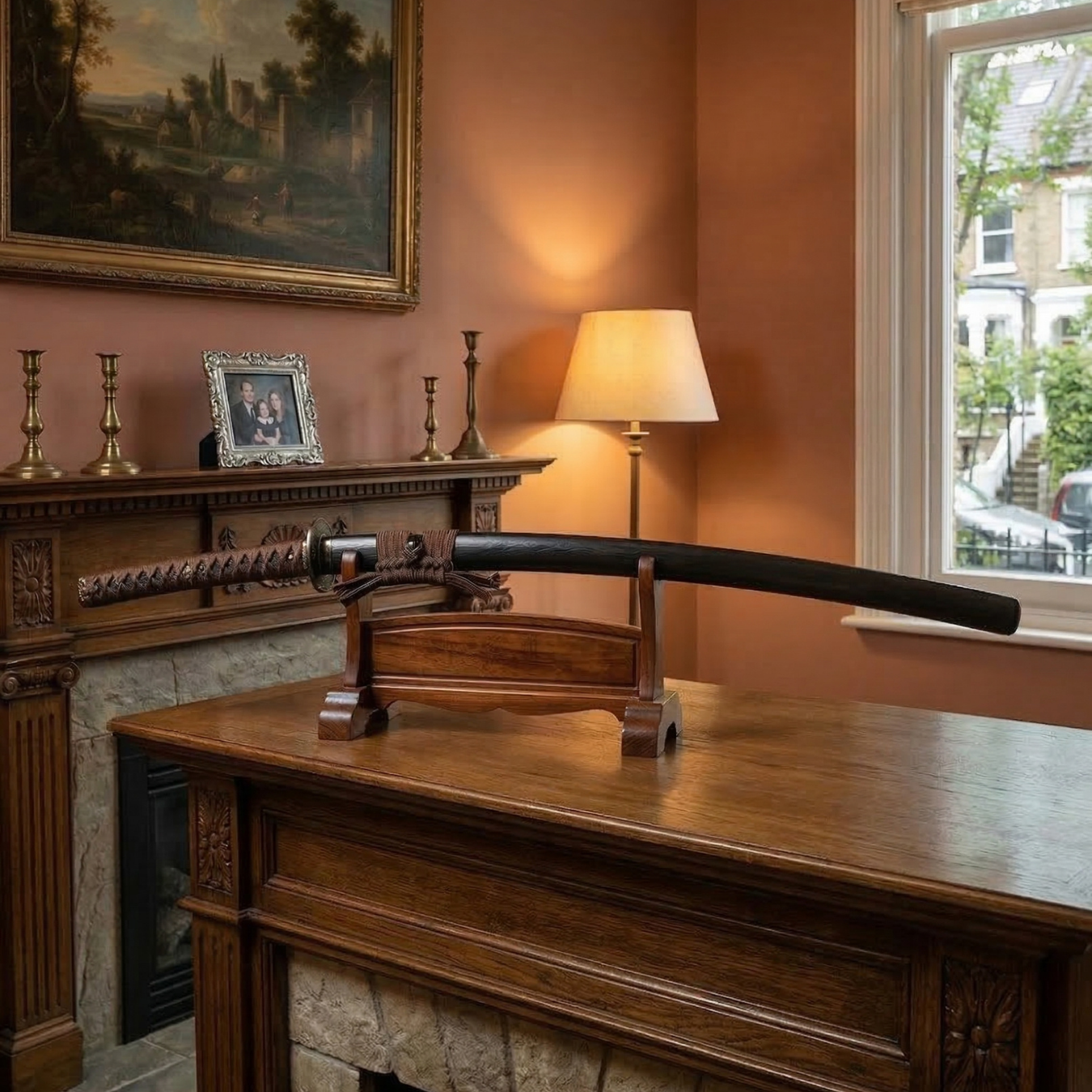 Decorative Katana Kijinmaru Kunishige – Saito Hajime Style Mounting | Made in Japan