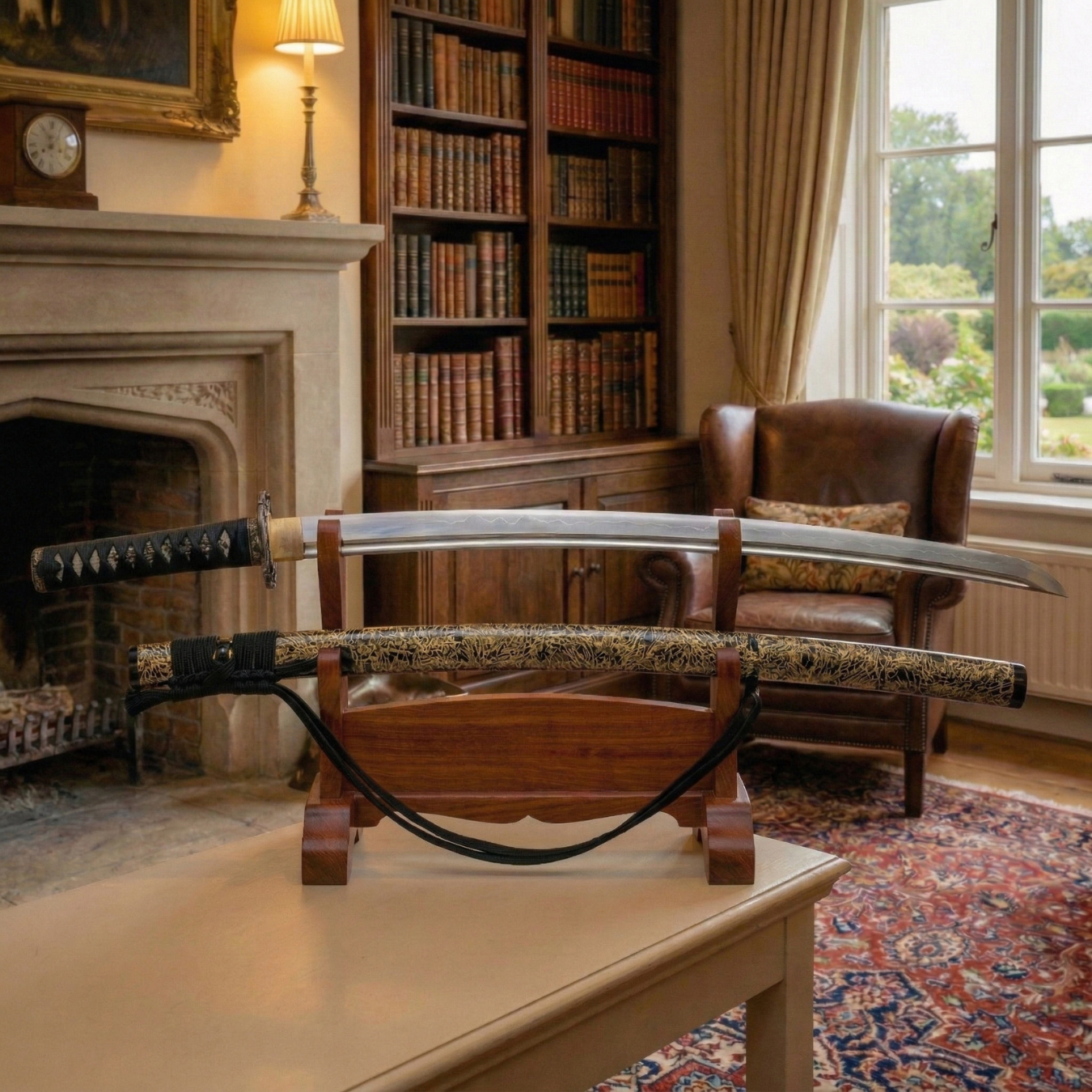 Decorative Katana for Display | Samurai-Inspired Replica with Stand