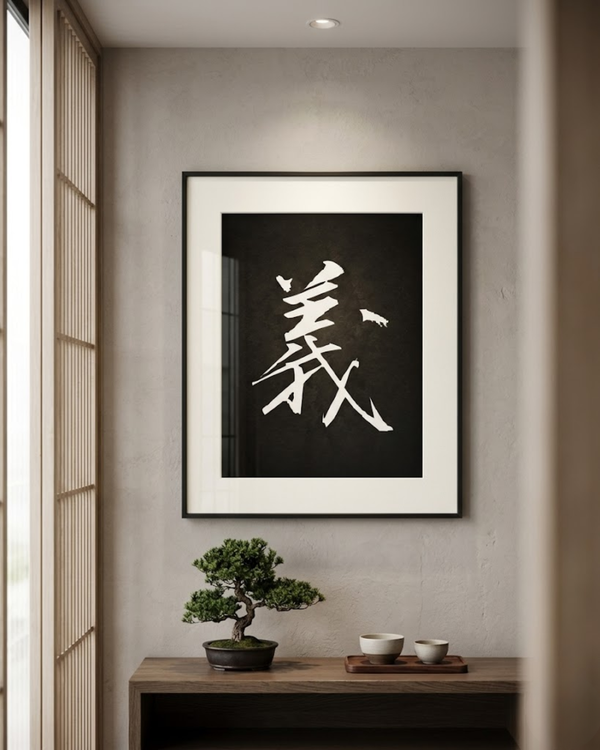 義 · Gi The Standard Before the Storm - Japan Washi Art
